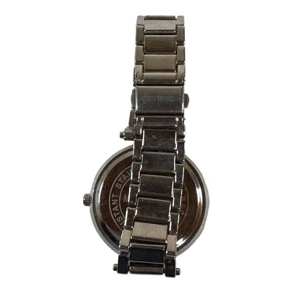 Michael Kors Womens Silver Stainless Steel Watch MKRhinestone Bezel Needs Batter - Picture 6 of 9